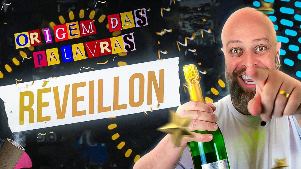 Thumbnail: Qual é a origem da palavra: RÉVEILLON [Professor Noslen]