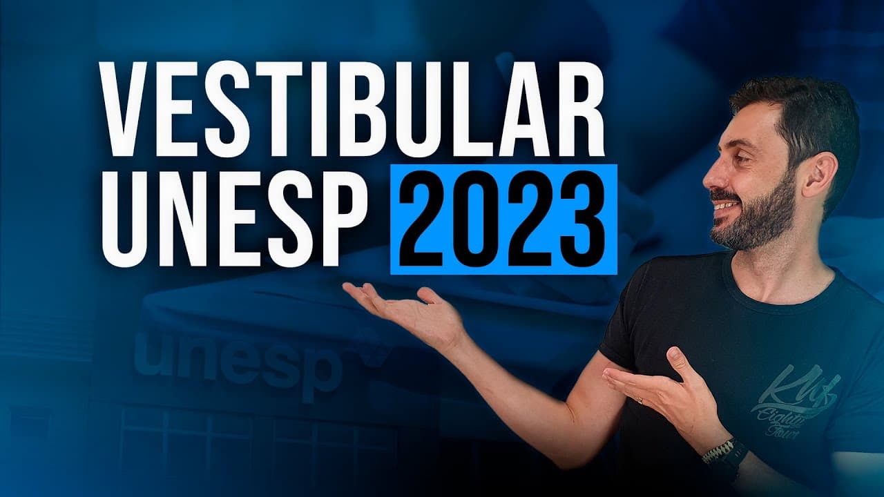 Thumbnail: VESTIBULAR UNESP 2023 - CALENDÁRIO, COMO É PROVA E DICAS EXTRAS