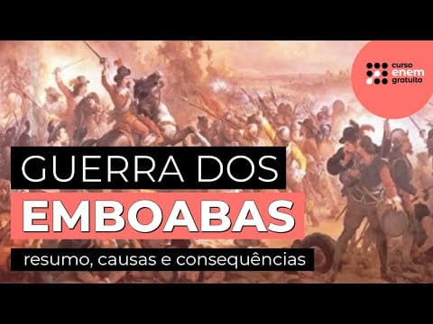 Thumbnail da aula: GUERRA DOS EMBOABAS: resumo, causas e consequências | História para o Enem | Felipe de Oliveira