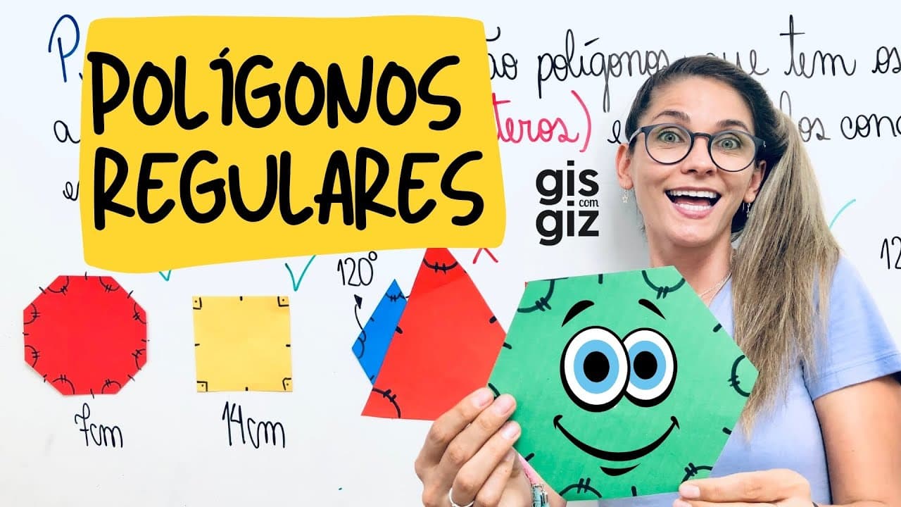 Thumbnail: POLÍGONOS REGULARES |GEOMETRIA PLANA | \Prof. Gis/ #05