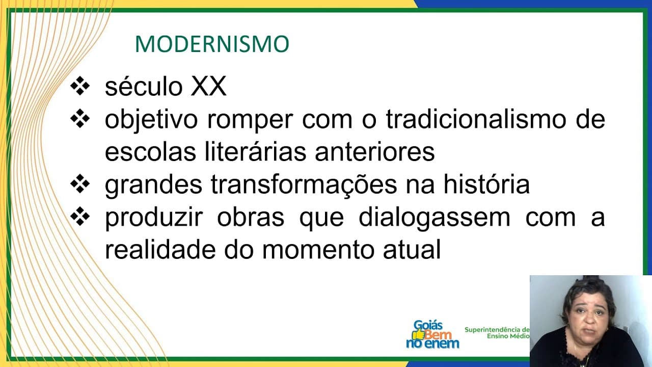 Thumbnail: MODERNISMO | LITERATURA | MARATONA RESOLUÇÃO DE QUESTÕES