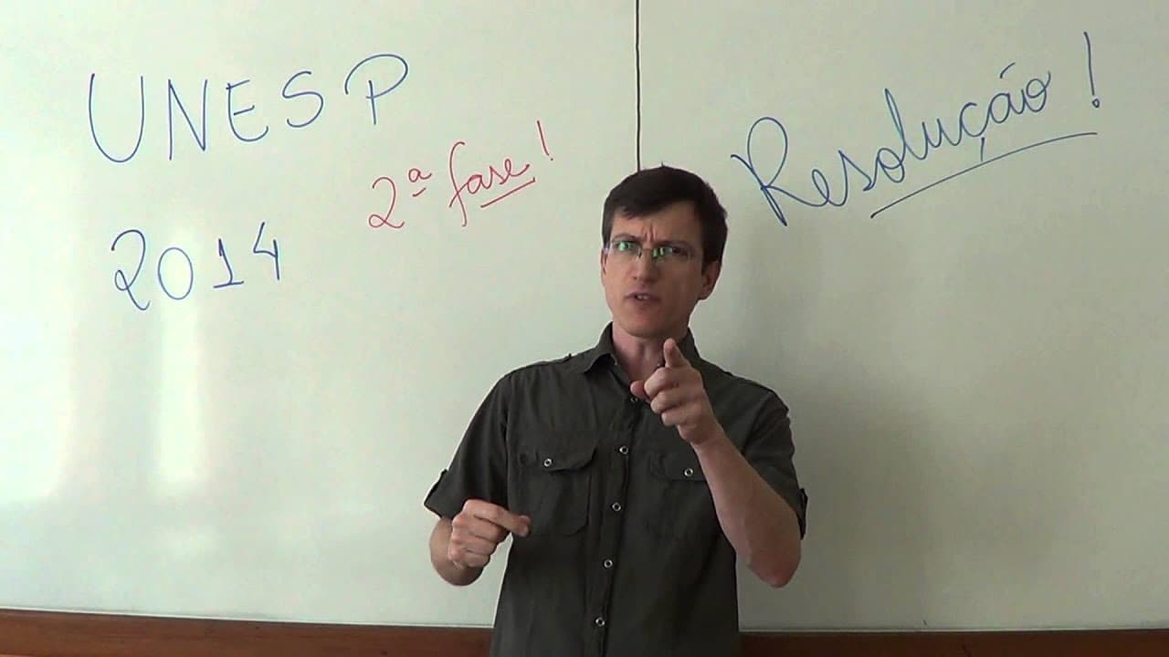Thumbnail: Resolução UNESP 2ª fase 2014 -  Menu - Física para Vestibulares - Prof. Boaro
