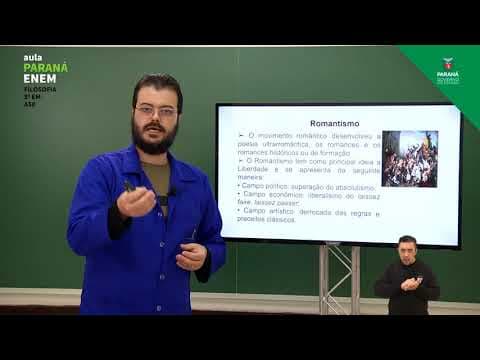Thumbnail da aula: 3ª Série | Filosofia | Aula 50 - Romantismo