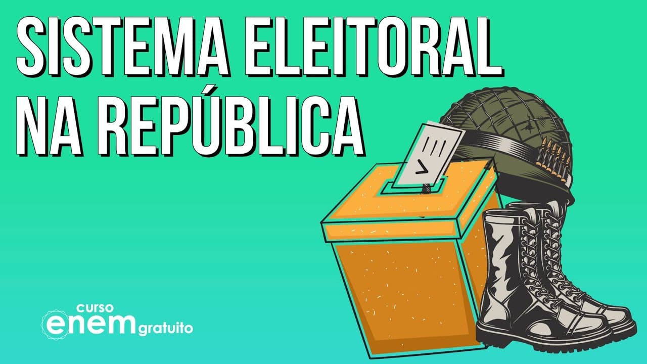 Thumbnail: SISTEMA ELEITORAL NA REPÚBLICA | Resumo de História para o Enem