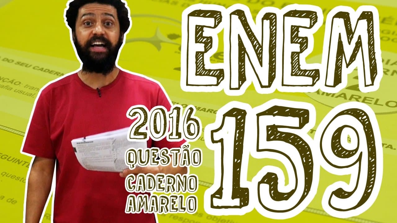 Thumbnail: ENEM - Questão 159 (Caderno Amarelo)