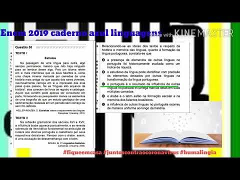 Thumbnail da aula: Questão 30 Enem 2019 caderno azul linguagens