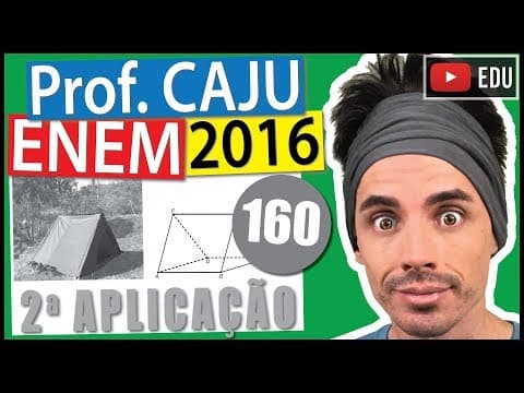 Thumbnail da aula: [ENEM 2016 2Ap] 160 📓 VISÃO ESPACIAL Um grupo de escoteiros mirins, numa atividade no parque da