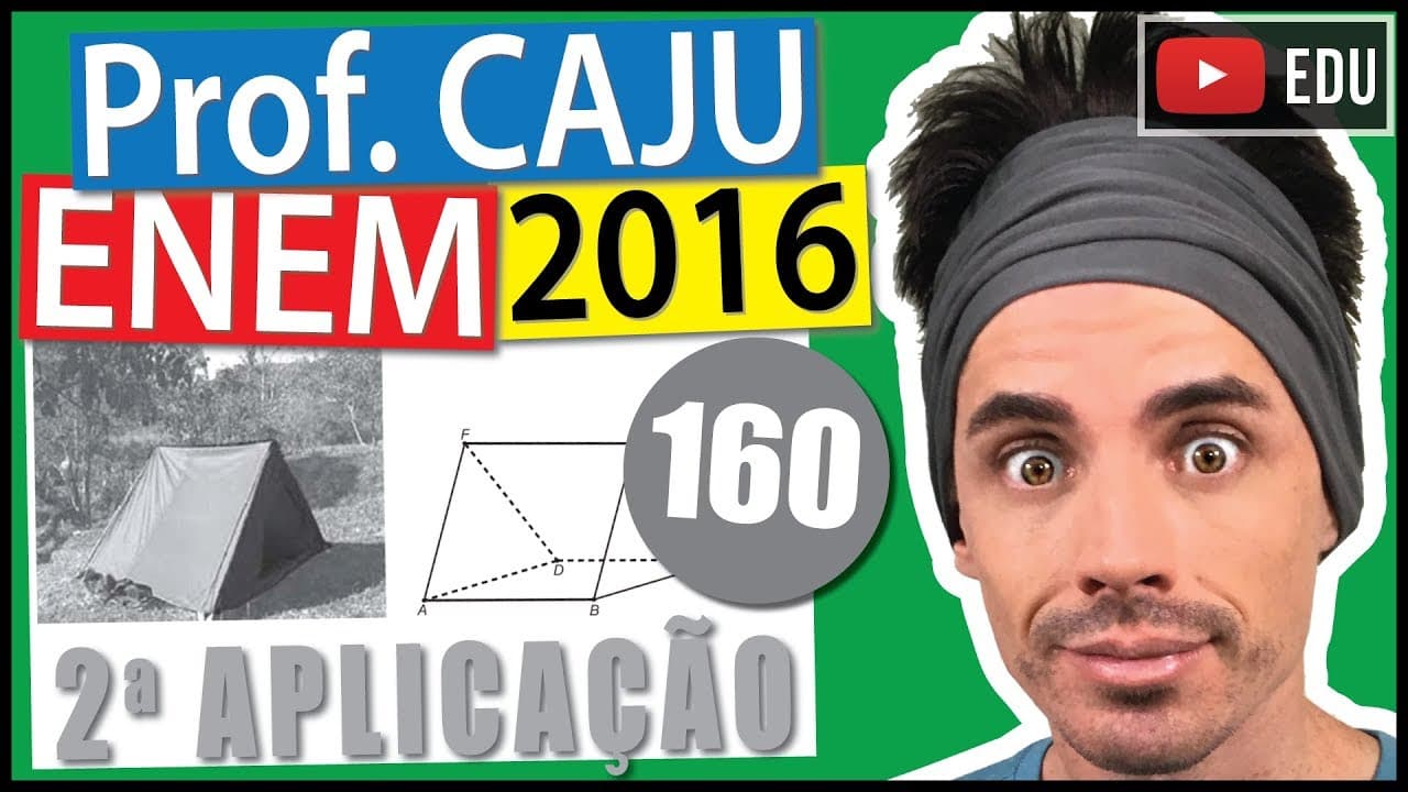 Thumbnail: [ENEM 2016 2Ap] 160 📓 VISÃO ESPACIAL Um grupo de escoteiros mirins, numa atividade no parque da