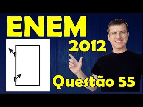 Thumbnail da aula: 55 - ENEM 2012 - Physics - Mechanics - Question 55 solved (Blue Booklet) - Prof. Marcelo Boaro