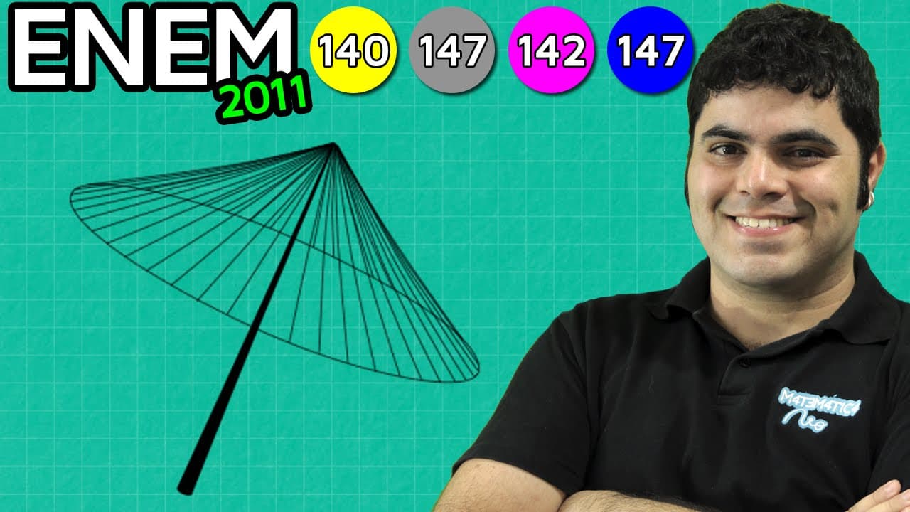 Thumbnail: ENEM 2011 Matemática #12 - Sólidos de Revolução