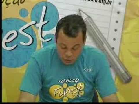 Thumbnail da aula: 65 e 66 - FUVEST 2008 - 1ª Fase