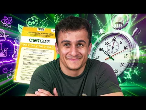 Thumbnail da aula: Tentando gabaritar naturezas em 1h no ENEM (prova 2024)