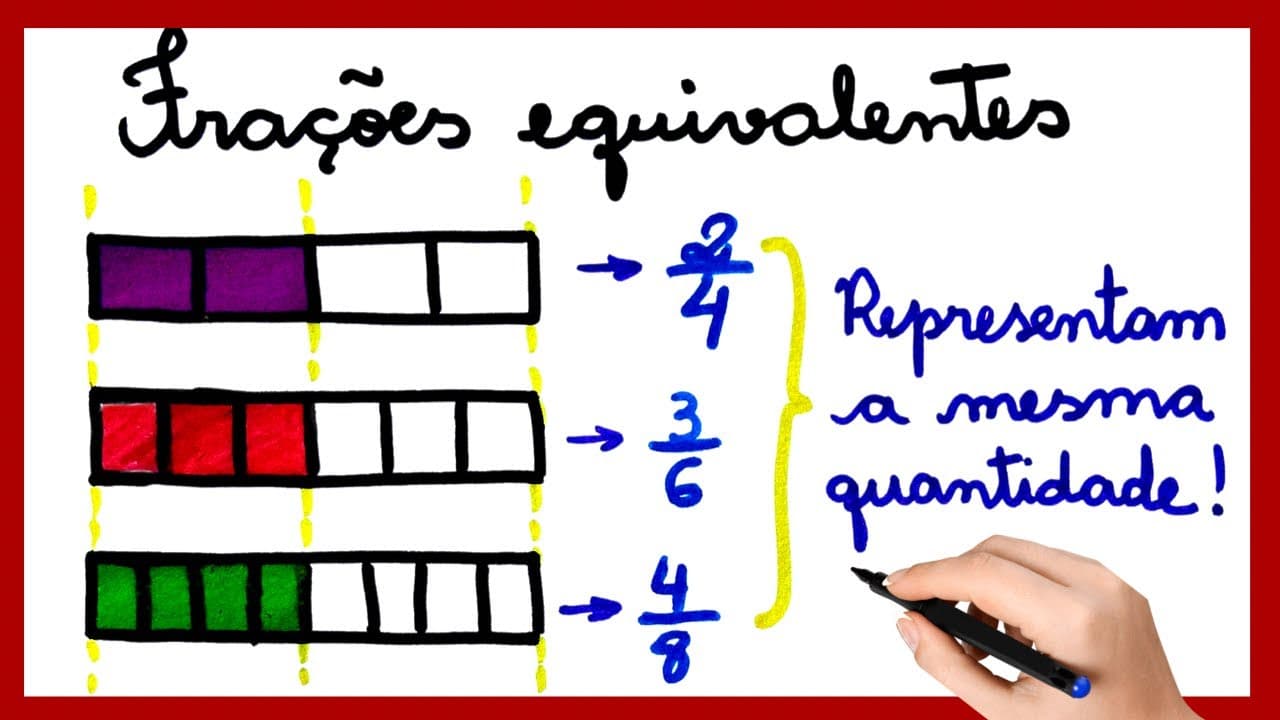 Thumbnail: FRAÇÕES EQUIVALENTES.
