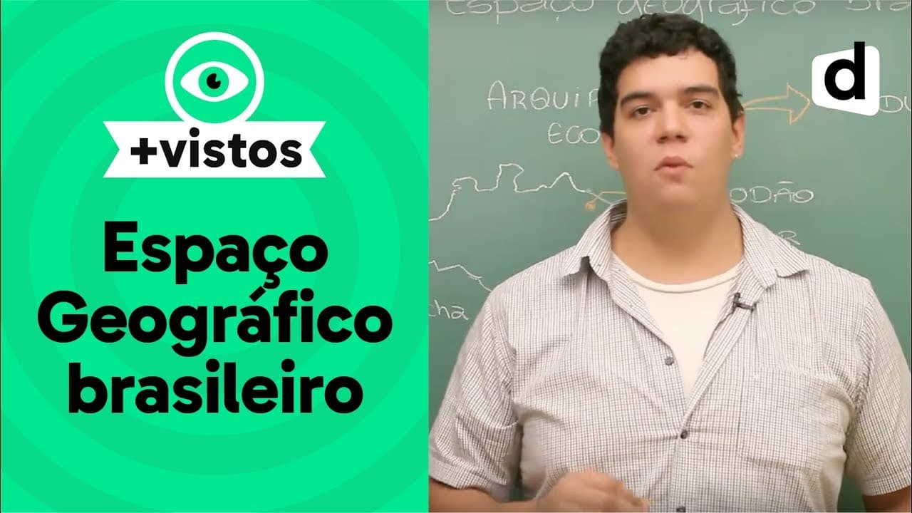 Thumbnail: A FORMAÇÃO DO ESPAÇO GEOGRÁFICO BRASILEIRO | GEOGRAFIA | DESCOMPLICA
