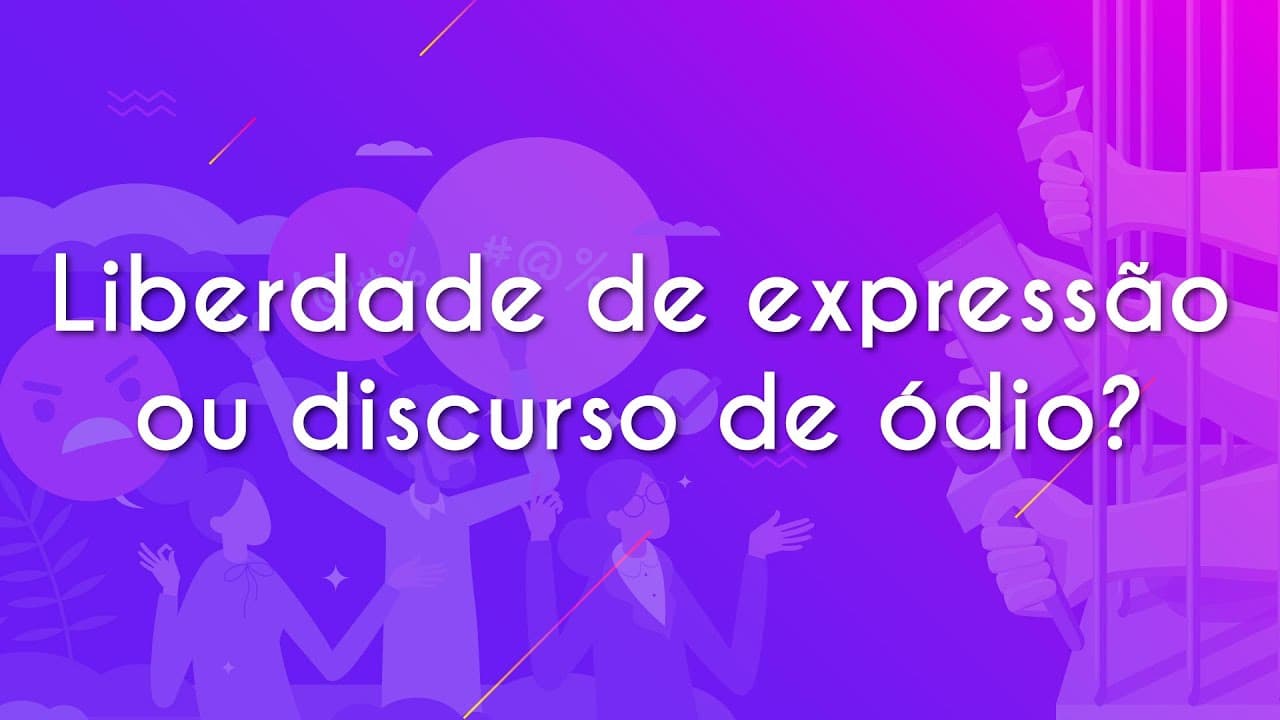 Thumbnail: Liberdade de expressão ou discurso de ódio? - Brasil Escola