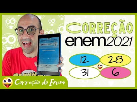 Thumbnail da aula: [CORREÇÃO DO ENEM] Questão 12 - Enem 2021 - Prova azul ▷ Esse pet é descartável. Esse não.