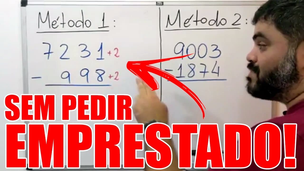 Thumbnail: 💡 SUBTRAÇÃO DIFERENTE SEM PEDIR EMPRESTADO com Dois Métodos Incríveis para Facilitar as Contas