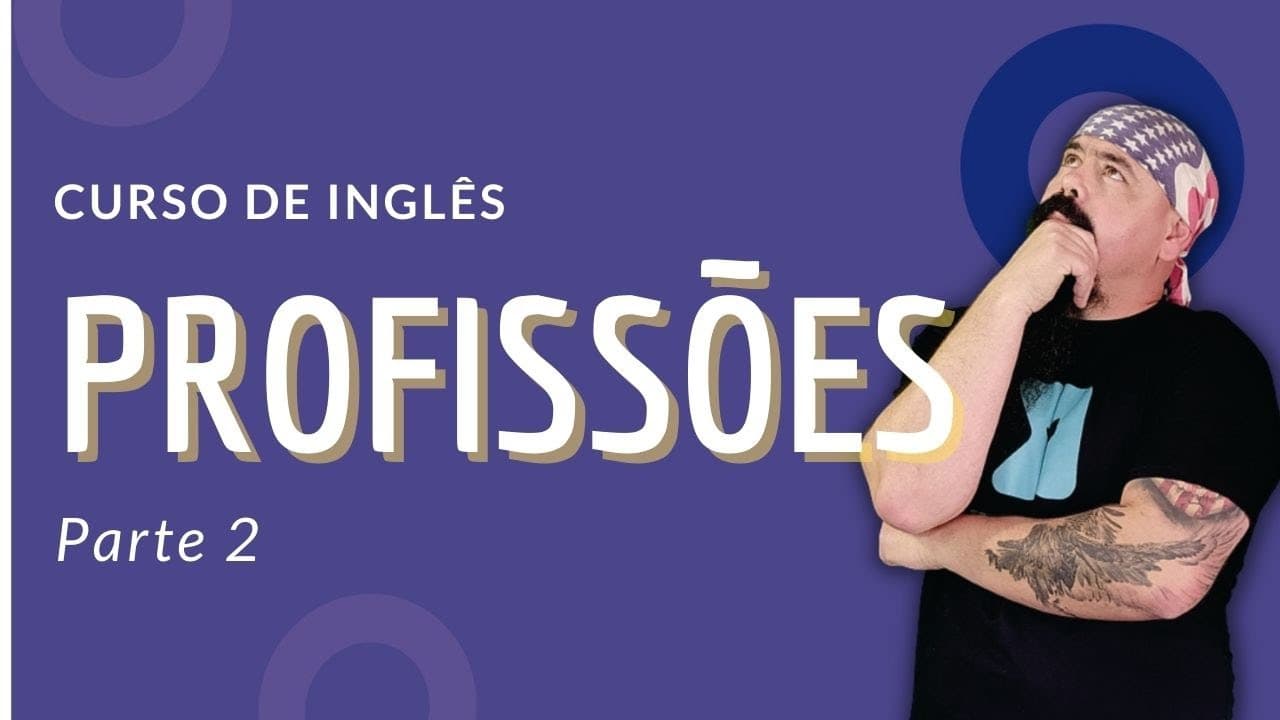 Thumbnail: Ocupações e Profissões em Inglês II | Curso Completo - aula #06