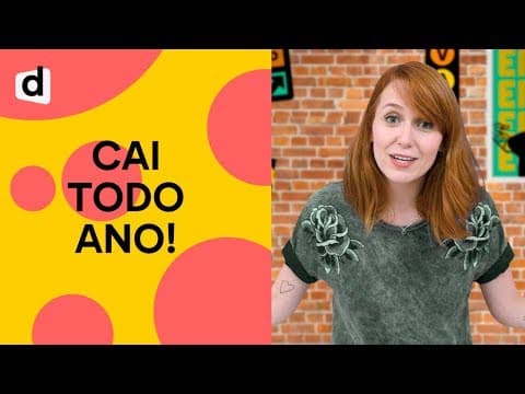 Thumbnail da aula: ASSUNTOS DE LINGUAGENS QUE SEMPRE CAEM NO ENEM | PLANTÃO DESCOMPLICA