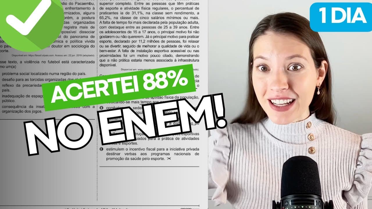 Thumbnail: ✍️  Macete INFALÍVEL no ENEM para ACERTAR MAIS QUESTÕES de Humanas e Linguagens (muito mais rápido)