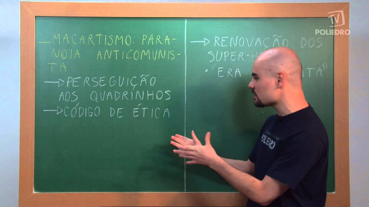Thumbnail: Videoaulas Poliedro | Enem | Os anos 50 - A paranoia anticomunista e a cultura