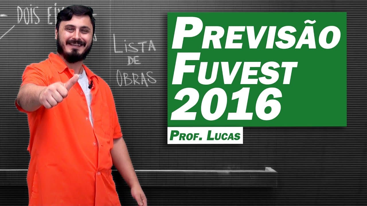 Thumbnail: Previsão Fuvest 2016 - Literatura