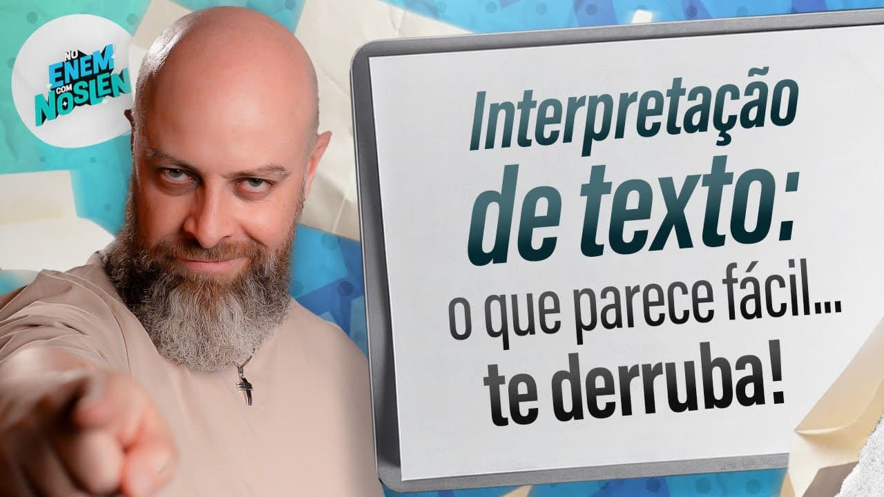 Thumbnail: Como NÃO CAIR em PEGADINHAS de INTERPRETAÇÃO? 3 ERROS que te CUSTAM PONTOS