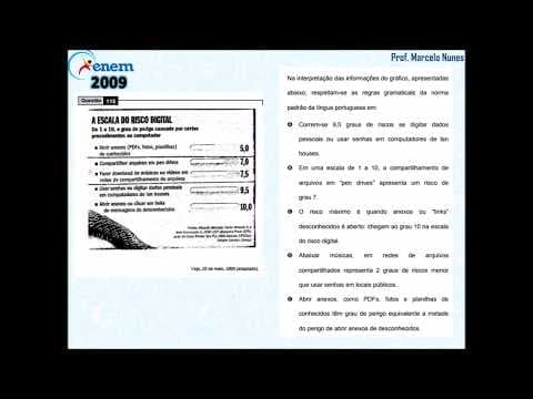 Thumbnail da aula: Enem 2009 (PPL): regras gramaticais.