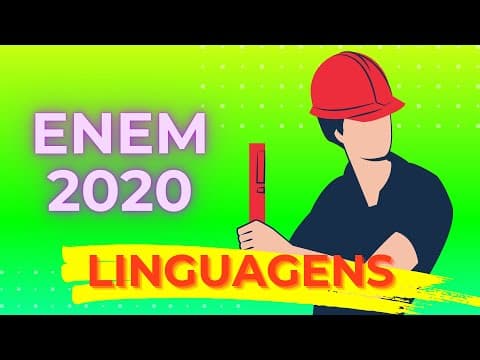 Thumbnail da aula: ENEM 2020 - Fomos falar com o tal encarregado depois com um engenheiro