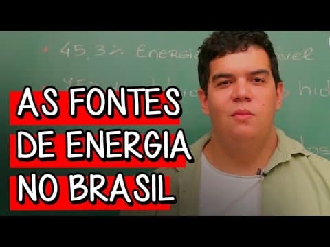Thumbnail da aula: FONTES DE ENERGIA NO BRASIL | GEOGRAFIA | DESCOMPLICA