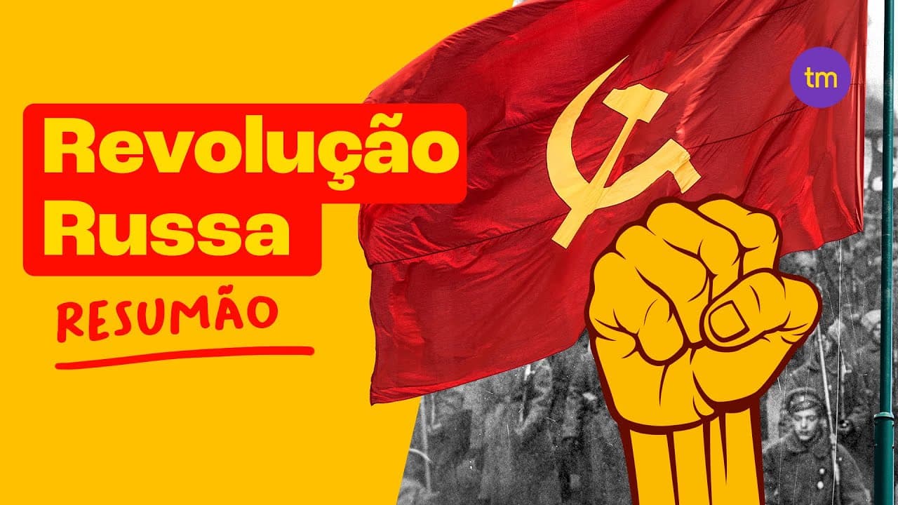 Thumbnail: Conheça a REVOLUÇÃO RUSSA | Resumão