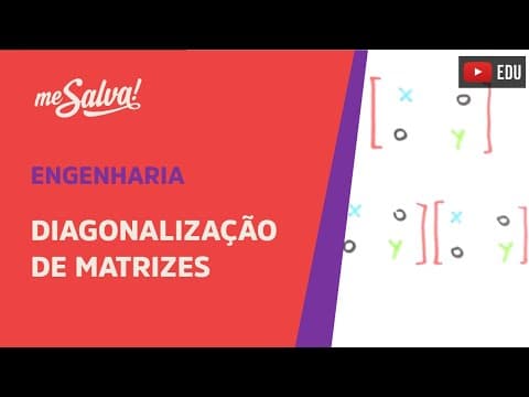 Thumbnail da aula: Me Salva! Álgebra Linear - ALGMT17 - Diagonalização de Matrizes