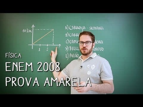 Thumbnail da aula: ENEM 2008,  Prova Amarela - Questão 22 - Física | Descomplica