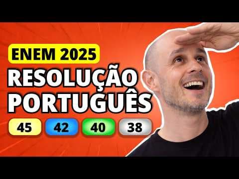 Thumbnail da aula: ENEM 2025 Linguagens – Questão 45 | TRADUZINDO O JURIDIQUÊS “Denego a liminar pleiteada na exordial