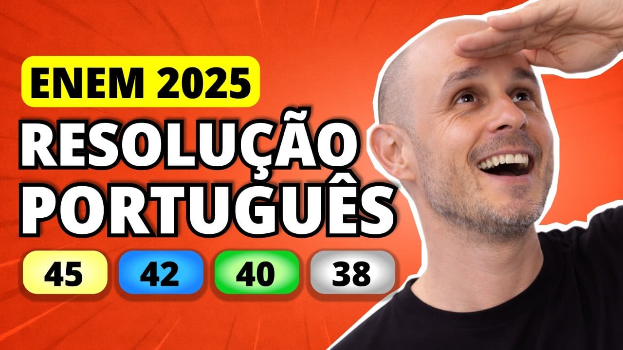 Thumbnail: ENEM 2025 Linguagens – Questão 45 | TRADUZINDO O JURIDIQUÊS “Denego a liminar pleiteada na exordial