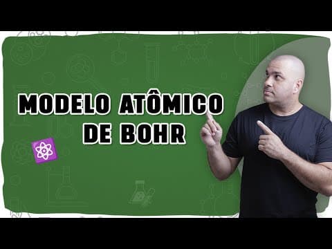 Thumbnail da aula: ⚛️ MODELO ATÔMICO DE BOHR: Saltos quânticos, níveis de energia e luz explicados com clareza!