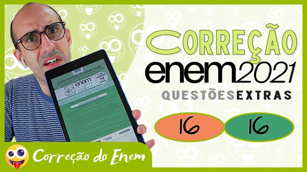 Thumbnail: [CORREÇÃO DO ENEM] Questão extra 16 - Enem 2021 - Prova verde ▷  Desertões: fotografias em lupas