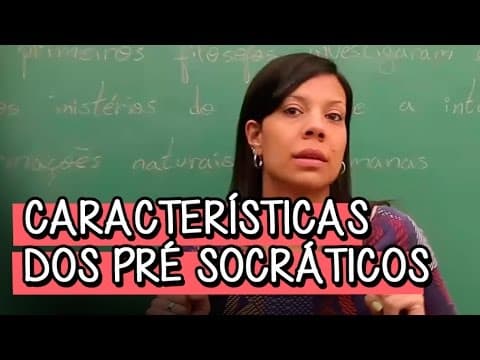 Thumbnail da aula: Os Pré Socráticos - Filosofia e Sociologia | Descomplica