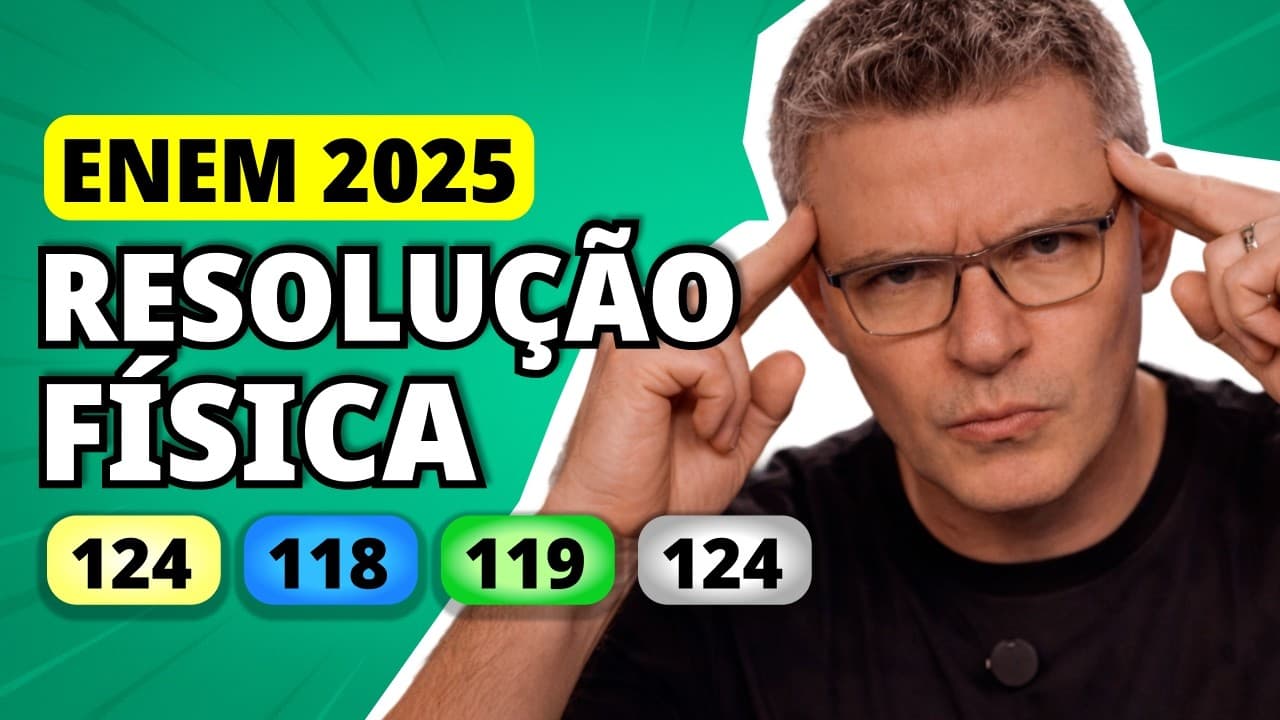 Thumbnail: ENEM 2025 FÍSICA – Questão 124 | A laje de um depósito de bebidas tem 50 m² de área útil de