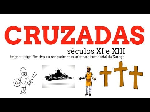 Thumbnail da aula: AS CRUZADAS RELACIONADAS COM RENASCIMENTO COMERCIAL E URBANO