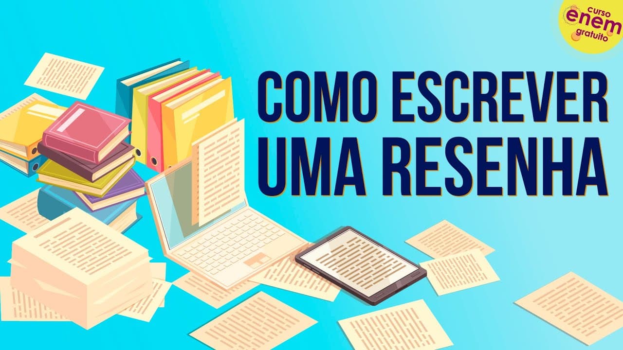Thumbnail: COMO ESCREVER UMA RESENHA? | Redação para vestibulares