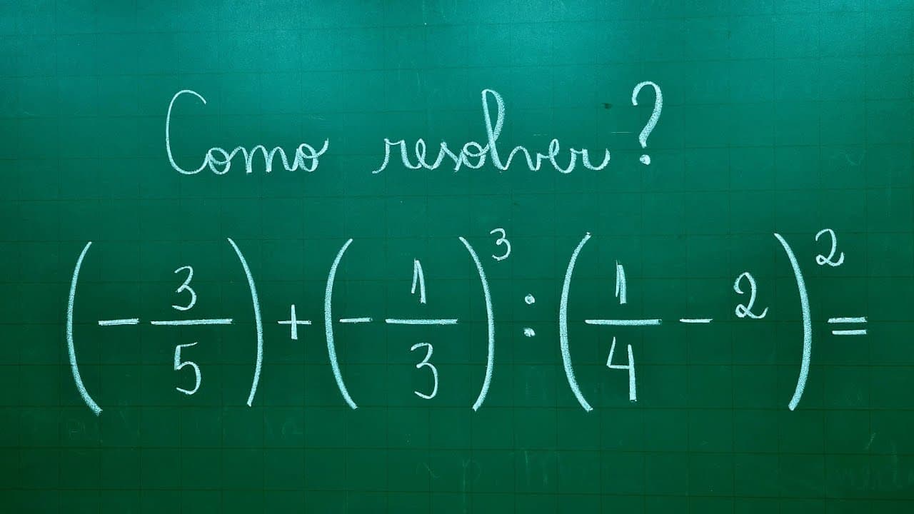 Thumbnail: EXPRESSÃO NUMÉRICA COM NÚMEROS RACIONAIS - Professora Angela Matemática