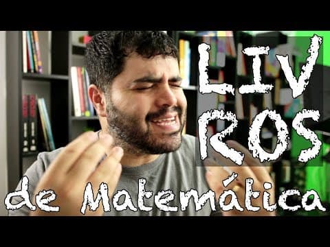 Thumbnail da aula: ⚠️ 13 Livros para APRENDER MATEMÁTICA DO ZERO Sem Saber NADA 😱 Livros Didáticos de Matemática