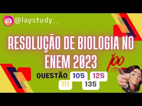 Thumbnail da aula: Barbatimão é o nome popular de uma árvore cuja casca é utilizada... (HISTOFISIOLOGIA no #enem2023 🚀)