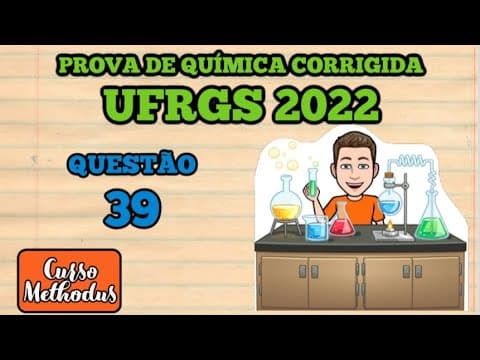 Thumbnail da aula: Questão 39 prova de química UFRGS 2022 - Benjamin List e David MacMillan receberam o Prêmio