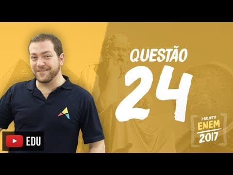 Thumbnail da aula: Enem 2016 - Ciências Humanas | Questão 24 (Caderno Branco)