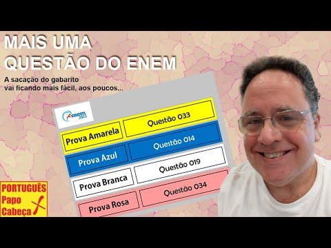 Thumbnail da aula: Questões do ENEM CL- Aula 663