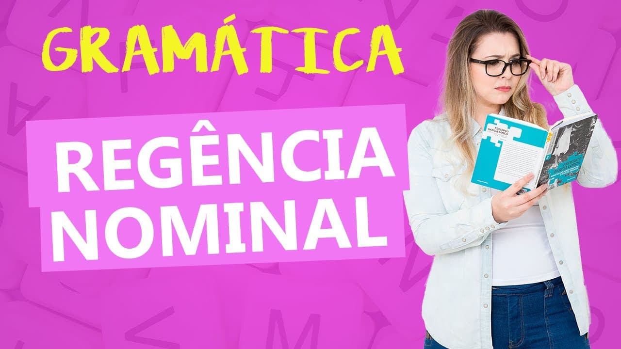 Thumbnail: REGÊNCIA NOMINAL: REGRAS DE REGÊNCIA NOMINAL - Profa. Pamba