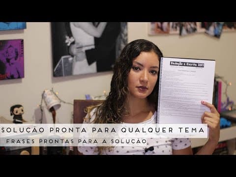 Thumbnail da aula: FRASES DE SOLUÇÃO PRONTAS PARA QUALQUER TEMA DE REDAÇÃO DO ENEM | Redação Nota Mil