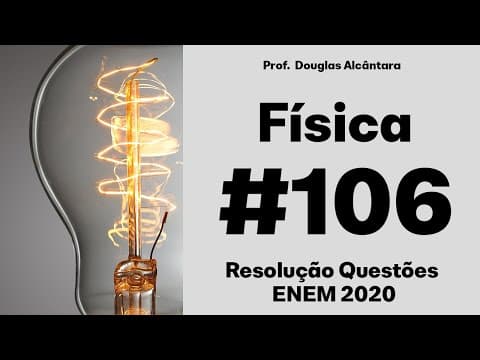 Thumbnail da aula: ENEM 2020 - Um mergulhador fica preso ao explorar uma caverna no oceano. Dentro da caverna formou-se